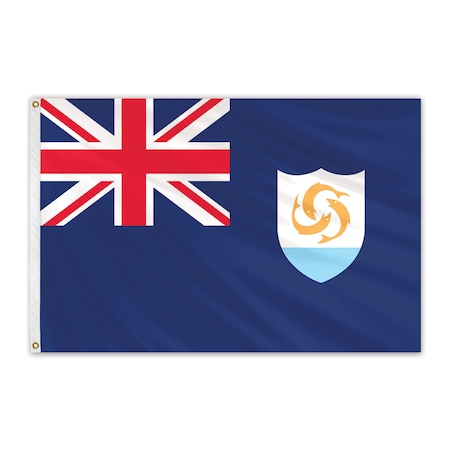 Anguilla Outdoor Nylon Flag 5'x8'